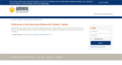 Desktop Screenshot of partners.aerohive.com
